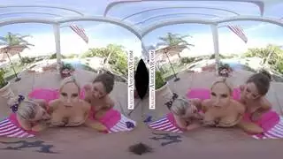 حفلة جنسية في آر: قضيب صلب واحد وثلاث فتحات ضيقة