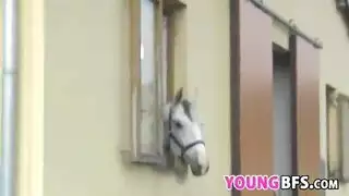 أليكسيس كريستال تتمدد على قضيب أسود ضخم