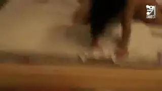 مؤخرة برازيلية حارة تُضرب بواسطة سائح في غرفة الفندق