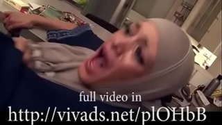 hijab girl fucking destroy pussy