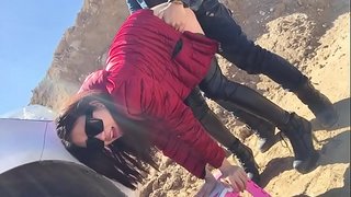 زوجين صينين يمارسون الجنس في الخارج